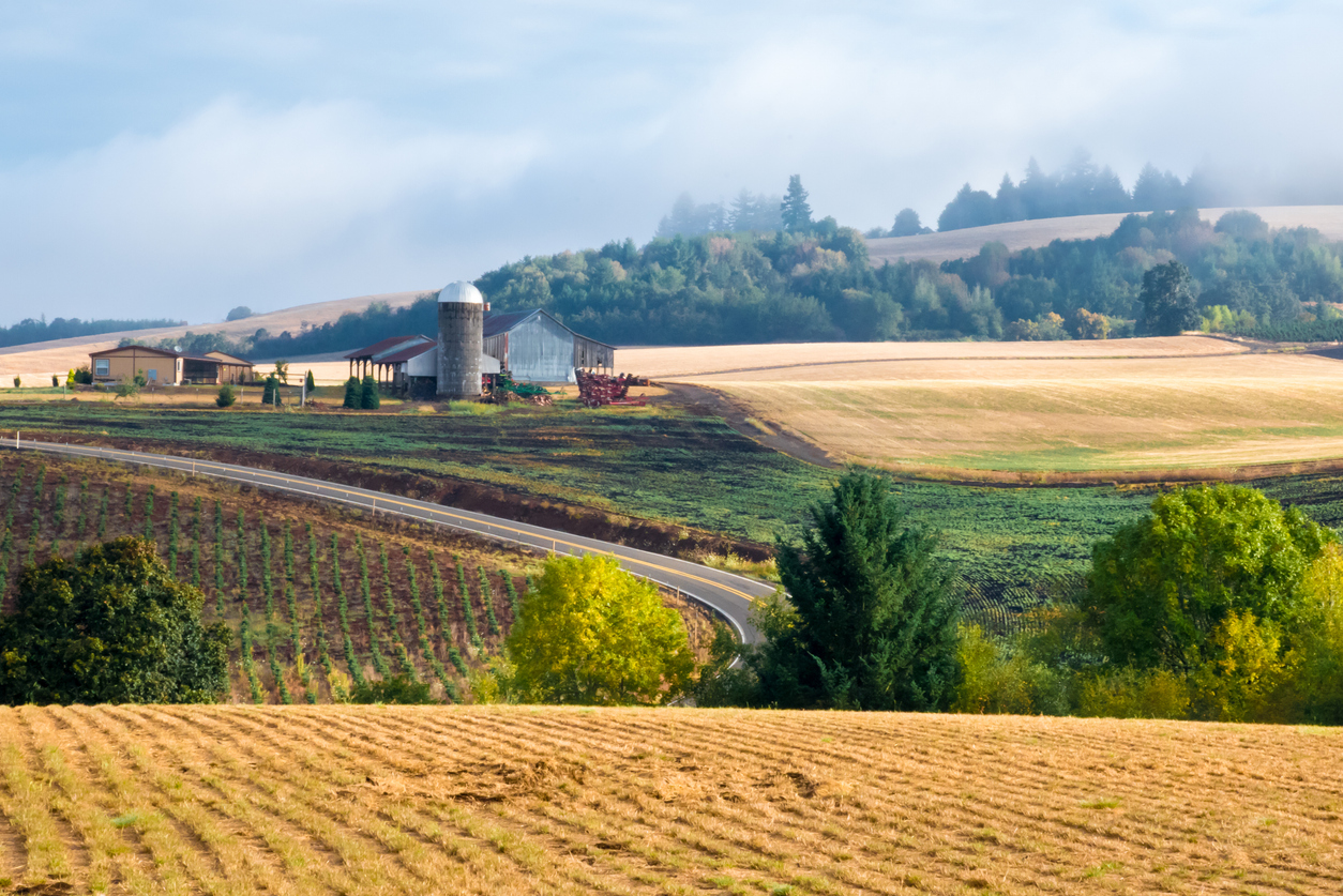 Rural home in Lane County Oregon