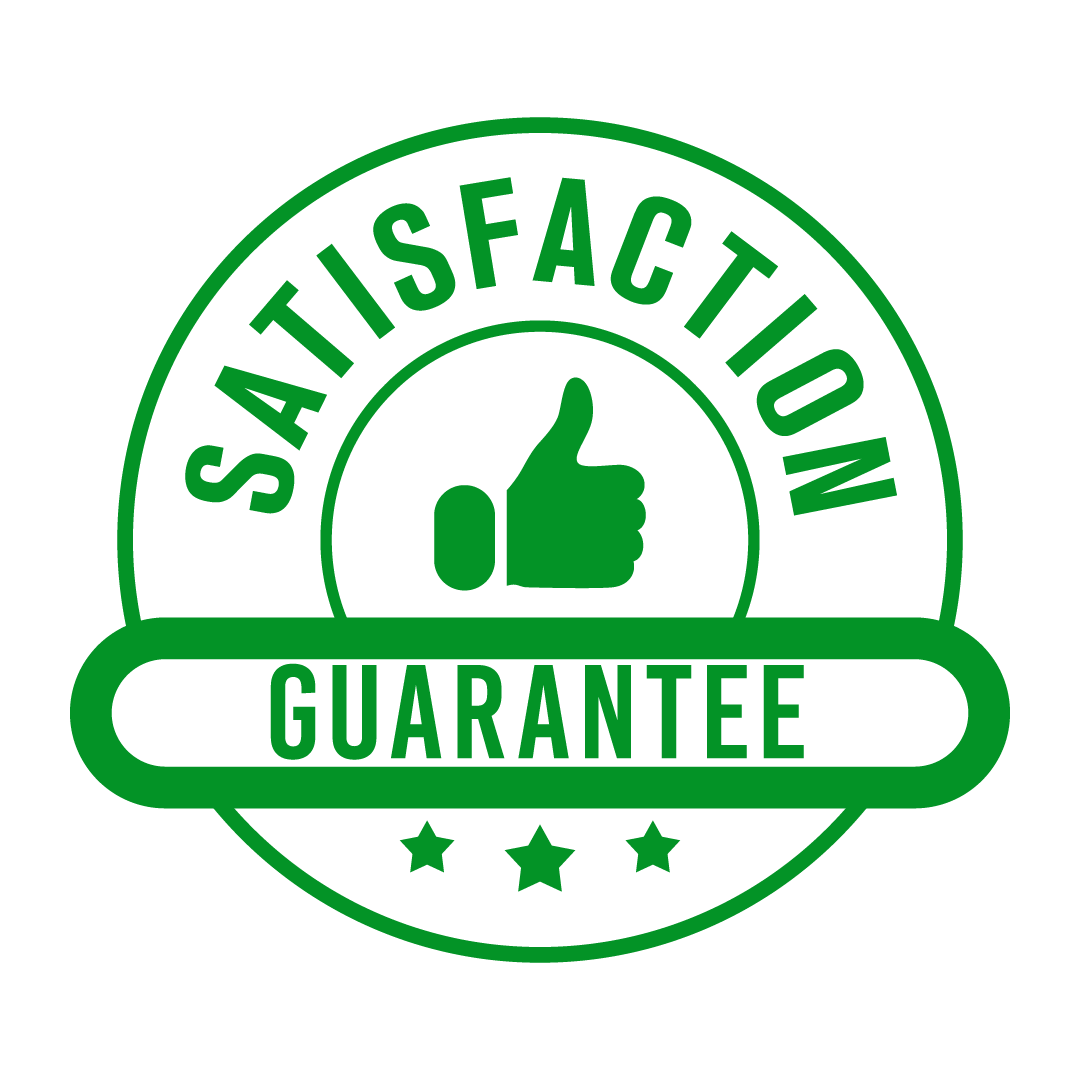 Satisfaction guaranteed badge